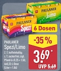 Spezi von Paulaner für 3,69 € bei ALDI Nord im Angebot Spezi von Paulaner im aktuellen ALDI Nord Prospekt