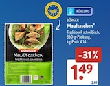 Maultaschen von BÜRGER im aktuellen ALDI SÜD Prospekt für 1,49 €