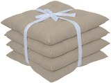 Lot de 4 galettes de chaise - POPY - Weldom à Wattrelos Lot de 4 galettes de chaise - POPY en promo chez Weldom Wattrelos à 15,90 €