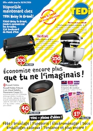 Prospectus Bazar & Déstockage TEDi en cours, Économise encore plus que tu ne l’imaginais !, 6 pages, 01/04/2026 - 30/04/2026 Catalogue Bazar & Déstockage TEDi en cours à Chelles et alentours, Économise encore plus que tu ne l’imaginais !, 6 pages, 01/04/2026 - 30/04/2026