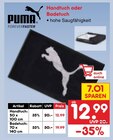 Handtuch von PUMA für 12,99 € bei Netto Marken-Discount im Angebot Handtuch von PUMA im aktuellen Netto Marken-Discount Prospekt