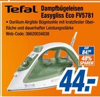 Dampfbügeleisen Easygliss Eco FV5781 im Angebot bei expert in Gießen Dampfbügeleisen Easygliss Eco FV5781 Angebote von Tefal bei expert Gießen für 44,00 €