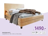 Aktuelles BOXSPRING-BETT Angebot bei Polstermöbel Fischer in Heilbronn ab 1.490,00 €