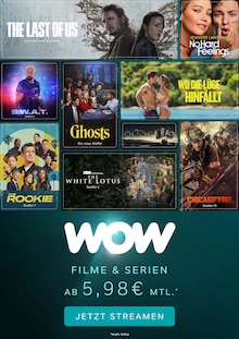 WOW Prospekt "Filme und Serien ab 5,98€ mtl." mit  Seite (Schirgiswalde-Kirschau)