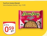 Instant Beutel im Angebot bei GLOBUS in Brühl Instant Beutel Angebote von YumYum bei GLOBUS Brühl für 0,59 €