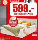 Boxspringbett „Blizzard“ oder Schwebetürenschrank „Phoenix im aktuellen Segmüller Prospekt