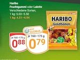 Fruchtgummi Angebote von Haribo bei GLOBUS Oberursel für 0,79 €