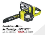 toom Baumarkt Lemgo - Brushless Akku-Kettensäge "OCS1830" Angebot im Prospekt Brushless Akku-Kettensäge "OCS1830" bei toom Baumarkt im Lemgo Prospekt für 152,99 €