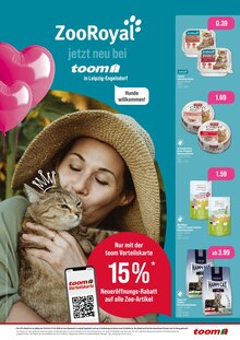 Katzenfutter im toom Baumarkt Prospekt "Willkommen zur großen Neueröffnung!" mit 4 Seiten (Leipzig)