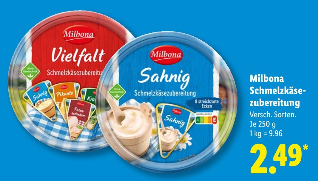 Schmelzkäsezubereitung