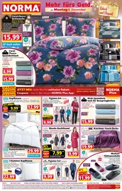 Aktueller Norma Prospekt mit Spannbettlaken, "Mehr fürs Geld", Seite 1
