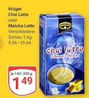 Chai Latte im Angebot bei GLOBUS in Castrop-Rauxel Chai Latte Angebote von Krüger bei GLOBUS Castrop-Rauxel für 1,49 €