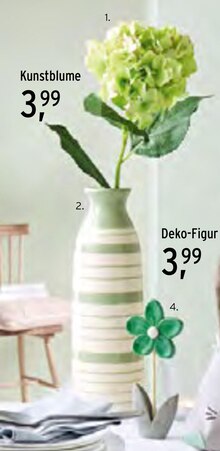 Kunstblumen von myHome im aktuellen Ernstings family Prospekt Tischdeko von myHome bei Ernstings family im Angebot