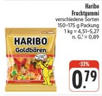 Fruchtgummi Angebote von Haribo bei nah und gut Würzburg für 0,79 €