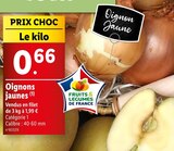 Oignons jaunes en promo chez Lidl Valence à 0,66 €