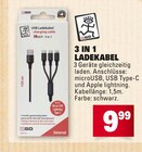 3 in 1 Ladekabel Angebote von 2GO bei Marktkauf Freiburg für 9,99 €