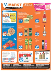 V-Markt Prospekt V-Markt einfach besser einkaufen mit 3 Seiten