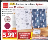 Promo Torchons de cuisine à 5,99 € dans le catalogue Norma à Liverdun