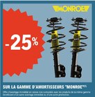 -25% sur la gamme d’amortisseurs "Monroe" - Monroe dans le catalogue E.Leclerc