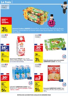 Promotion Lait dans le prospectus Carrefour, valable du 23/09/2025 au 06/10/2025 Promo Lait dans le catalogue Carrefour du moment à la page 35