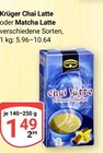 Chai Latte im Angebot bei GLOBUS in Kaarst Chai Latte Angebote von Krüger bei GLOBUS Kaarst für 1,49 €