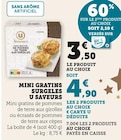 Mini Gratins Surgelés - U Saveurs dans le catalogue Super U