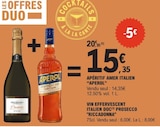 Apéritif Amer Italien - APEROL en promo chez E.Leclerc Vanves à 15,35 €