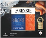 Saumon fumé grandes origines - LABEYRIE en promo à 5,82 € chez Supermarchés Match Saumon fumé grandes origines - LABEYRIE dans le catalogue Supermarchés Match