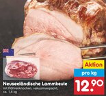 Neuseeländische Lammkeule im Angebot bei Netto Marken-Discount in Lüdenscheid Neuseeländische Lammkeule Angebote bei Netto Marken-Discount Lüdenscheid für 12,90 €