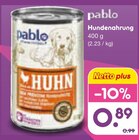 Hundenahrung von pablo im aktuellen Netto Marken-Discount Prospekt für 0,89 €