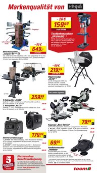 Bohrmaschine im toom Baumarkt Prospekt "Respekt, wer's selber macht." mit 26 Seiten (Lübeck)