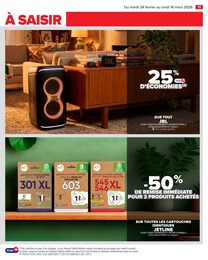 Prix et réduction JBL dans le prospectus Carrefour en cours Offre JBL dans le catalogue Carrefour du moment à la page 11