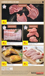 Prix et réduction Dinde dans le prospectus Intermarché Super en cours Offre Dinde dans le catalogue Intermarché Super du moment à la page 7
