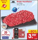 Aktuelles Rinder-Hackfleisch Angebot bei Netto Marken-Discount in Bonn ab 3,99 €