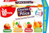 COMPOTES DE FRUITS CHARLES & ALICE - CHARLES & ALICE dans le catalogue Auchan Hypermarché