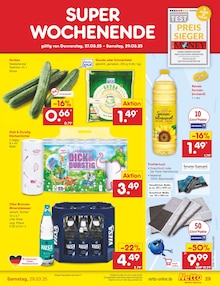 Wasser im Netto Marken-Discount Prospekt "Aktuelle Angebote" mit 60 Seiten (Hannover)