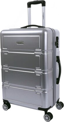 Valise polypropylène 50 cm Manoukian silver - Géant Casino à Marseille Valise polypropylène 50 cm Manoukian silver en promo chez Géant Casino Marseille à 32,90 €
