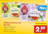Harmonie Bio Tee Angebote von Teekanne bei Netto Marken-Discount Remscheid für 2,89 €