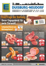 Aktueller EDEKA Prospekt mit Bratwurst, "Aktuelle Angebote", Seite 1