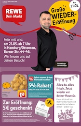REWE Prospekt für Hamburg mit 34 Seiten REWE Prospekt "Dein Markt" für Hamburg, 34 Seiten, 18.05.2026 - 23.05.2026