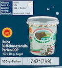 Büffelmozzarella Perlen DOP Angebote von Unica bei Metro Pforzheim für 7,99 €