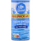 Thon entier Albacore "Maxi Pack" - CARREFOUR CLASSIC' en promo chez Carrefour Ajaccio à 5,99 €