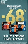 Promo Remise immédiate sur le 2ème -68% sur les poissons fumés labeyrie à  dans le catalogue Intermarché à Gif-sur-Yvette