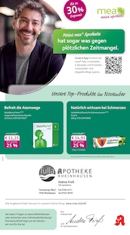 Aktueller mea - meine apotheke Prospekt "Unsere November-Angebote" für Rheinhausen Aktueller mea - meine apotheke Prospekt für Rheinhausen mit Seiten