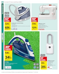 Offre Machine À Coudre dans le catalogue Carrefour du moment à la page 70