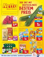 Bier im Netto Marken-Discount Prospekt in Riesa Aktueller Netto Marken-Discount Prospekt mit Bier, "Aktuelle Angebote", Seite 1