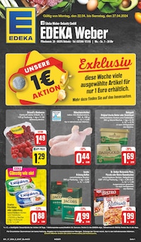 Aktueller EDEKA Prospekt "Wir lieben Lebensmittel!" Seite 1 von 26 Seiten für Oelsnitz