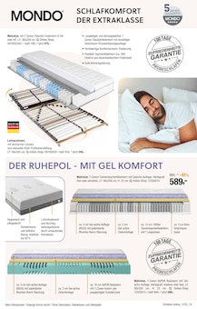 Matratze im aktuellen Opti-Wohnwelt Prospekt (Würzburg) Matratze im Opti-Wohnwelt Prospekt "TRAUMHAFT SCHLAFEN" mit 20 Seiten (Würzburg)