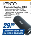 Bluetooth Speaker 24EX Angebote von KENDO bei famila Nordost Langenhagen für 29,99 €