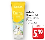 Shower Gel Angebote von Weleda bei EDEKA Homburg für 5,49 €